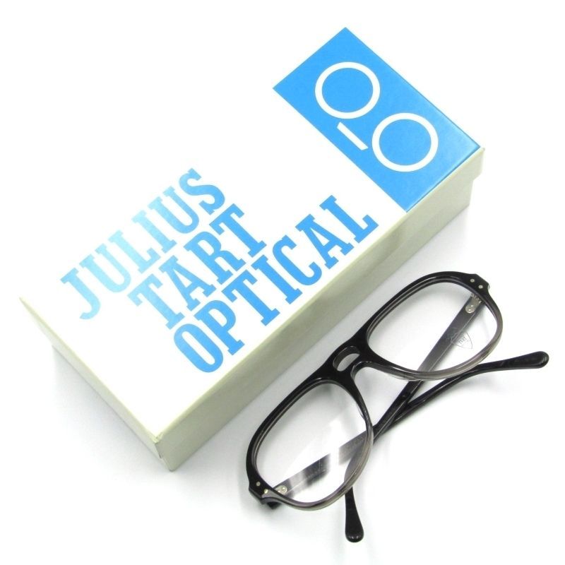 未使用 JULIUS TART OPTICAL ジュリアスタートオプティカル メガネフレーム HOLLY PL-027Bb ホリー 日本製 Dark  Black Fade 50018500 - メルカリ