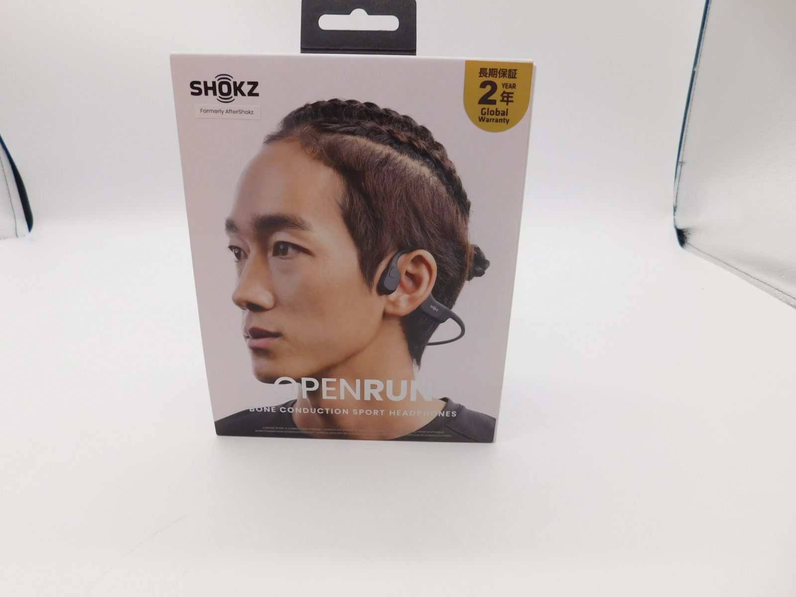 ♪0403 未使用 SHOKZ OPENRUN 骨伝導イヤホン BLACK - メルカリShops