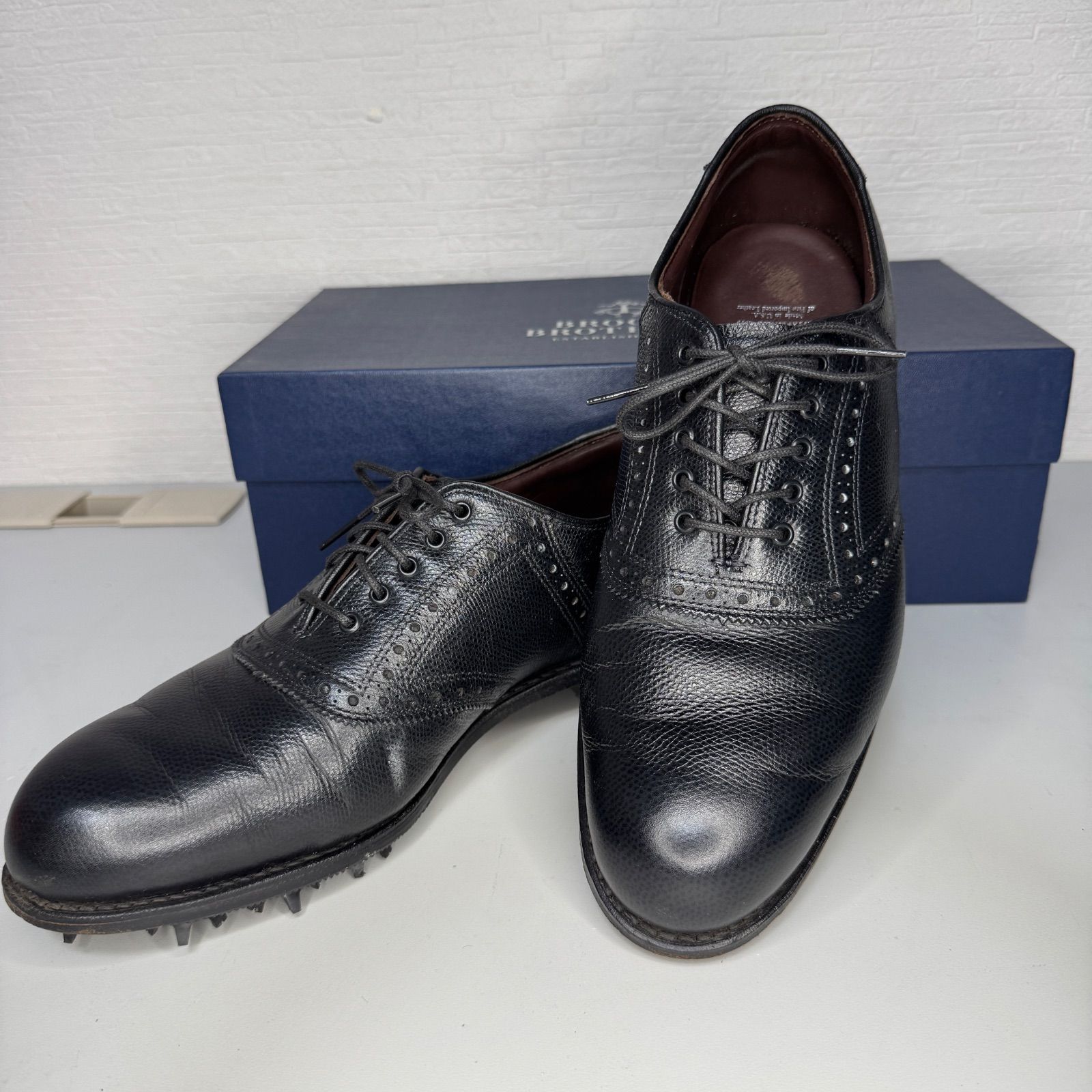 Brooks Brothers メダリオン 革靴 美品 Brooks Brothers メダリオン 革靴 美品 中古・古着通販】BROOKS