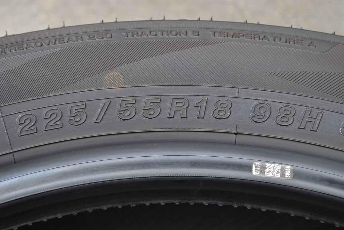 2024年製 バリ溝】ヨコハマ ジオランダー SUV G055 225/55R18 4本 