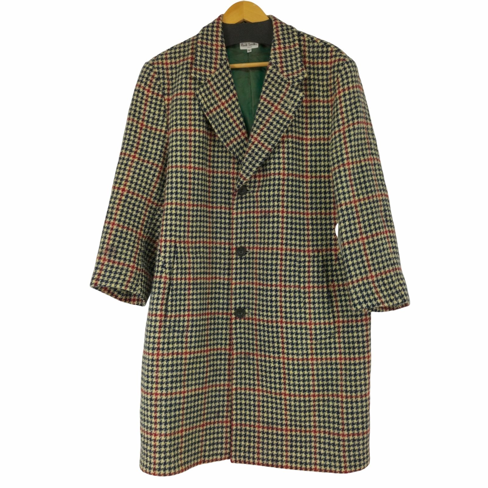 店舗クーポン ［Paul Smith］千鳥格子柄 チェスターコート 【公式通販】