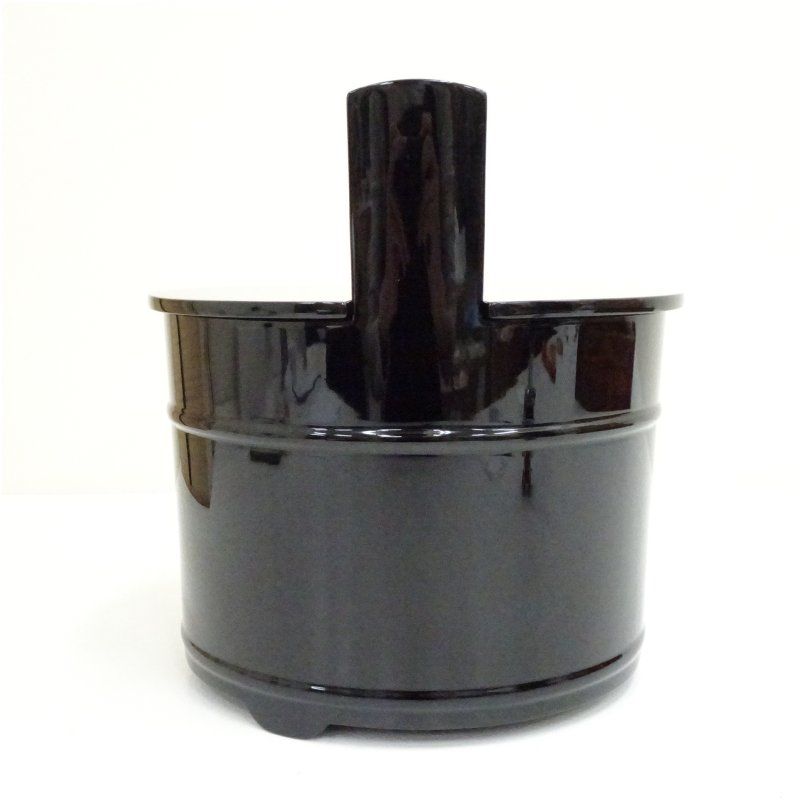 輪島塗 塗師 高崎秋峰造 漆塗手桶水指（共箱） 水指し 茶道