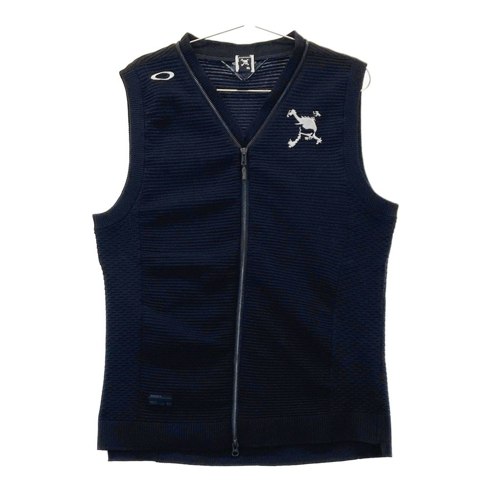 OAKLEY オークリー フード付き 中綿ジップベスト ブラック M ゴルフ OAKLEY オークリー フード付き 中綿ジップベスト ブラック M