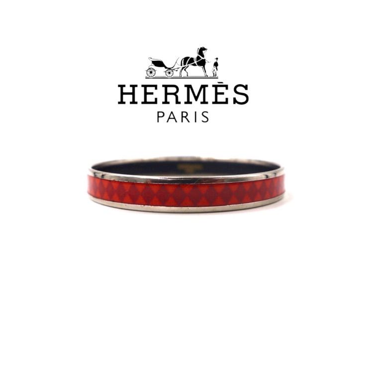 HERMES バングル エマイユPM ピンク オーストラリア製