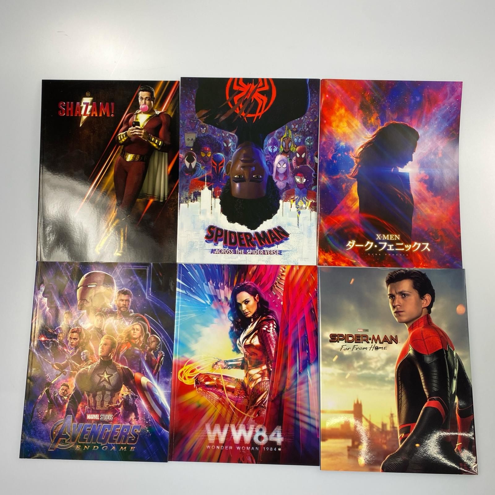姫路東】映画 パンフレット まとめ 6冊セット MARVEL/X-MEN/DC