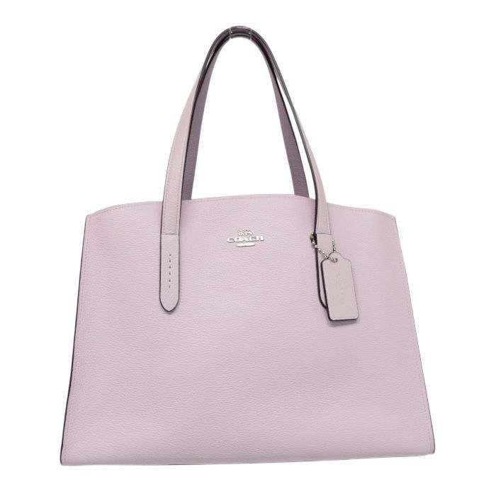 【ABランク】 コーチ COACH チャーリー キャリーオール ウィズ プリンテッド インテリア トートバッグ レザー 30318 ハンドバッグ 手提げかばん 肩掛け 2WAY レディース ブラッシュ (ピンク) 正規品 中古 mbm07004 コーチ COACH チャーリー キャリーオール ウィズ プリンテッド