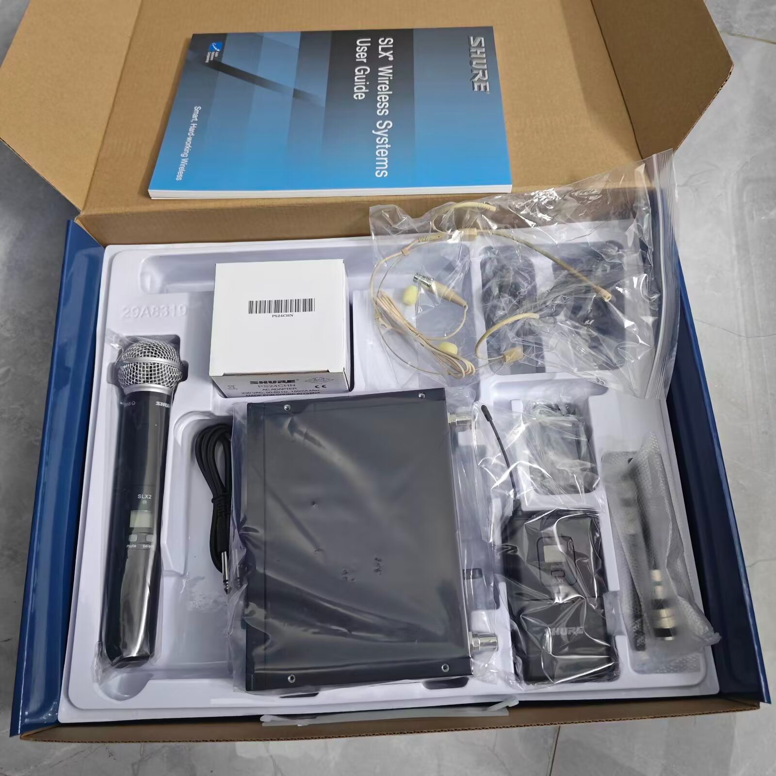 SHURE SLX4 -SM 58 ワイヤレスマイクセット