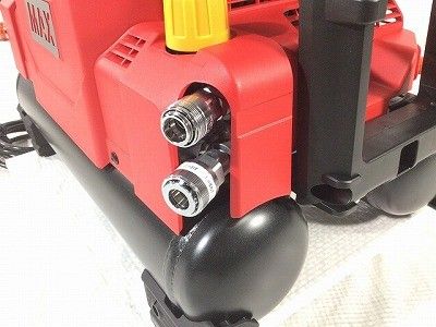 人気アイテムが再入荷! ♥品 MAX マックス 常圧|高圧 スーパーエアコンプレッサー AK-HL1310E 赤|レッド AIモード Bluetooth搭載 エアーツール114162 アートな