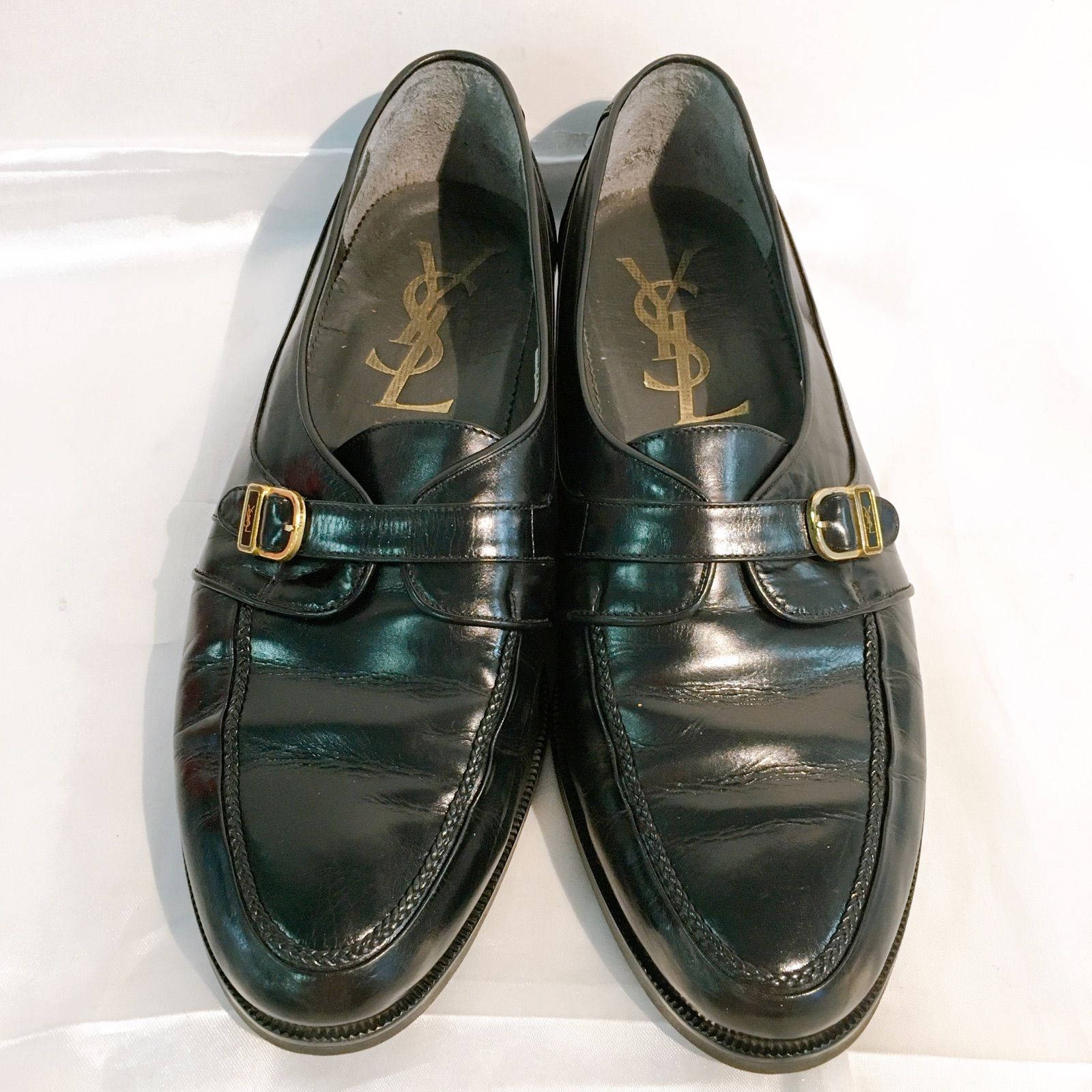 YVES SAINT LAURENT YSL イヴサンローラン ローファー ブラック 26cm
