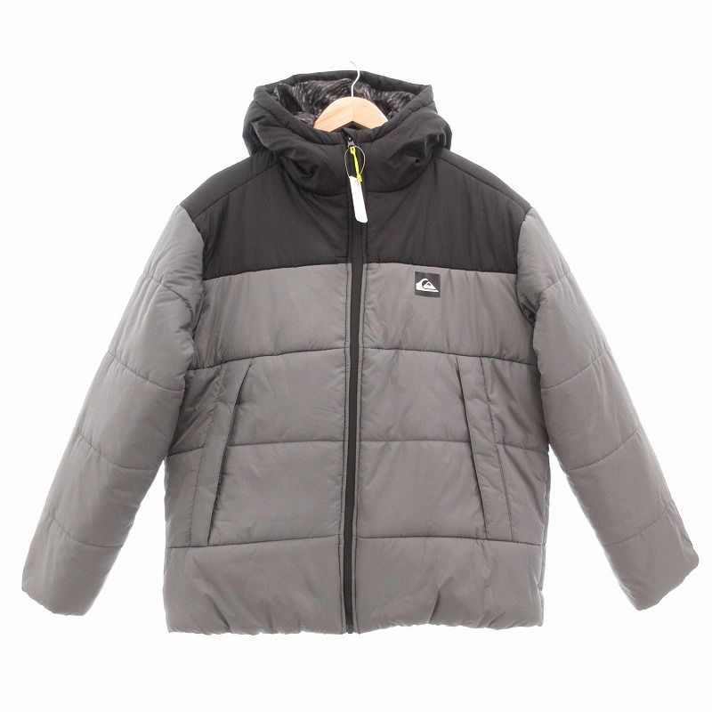 新品タグ付きクイックシルバーフード付き中綿ジャケット クイックシルバー QUIKSILVER タグ付き 中綿ジャケット ブルゾン
