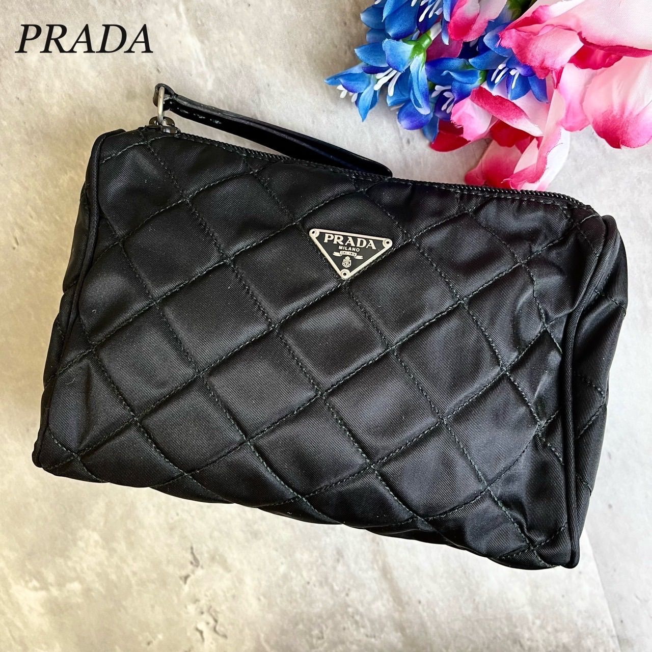 ✨美品✨ PRADA プラダ クラッチバッグ ハンドバッグ ポーチ ✨美品✨ PRADA プラダ クラッチバッグ ハンドバッグ ポーチ