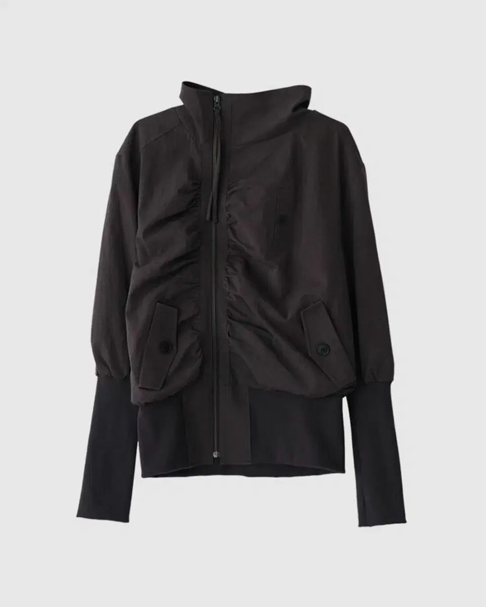 イン＆ヤン下ウール harmony ジャケット shiring jacket