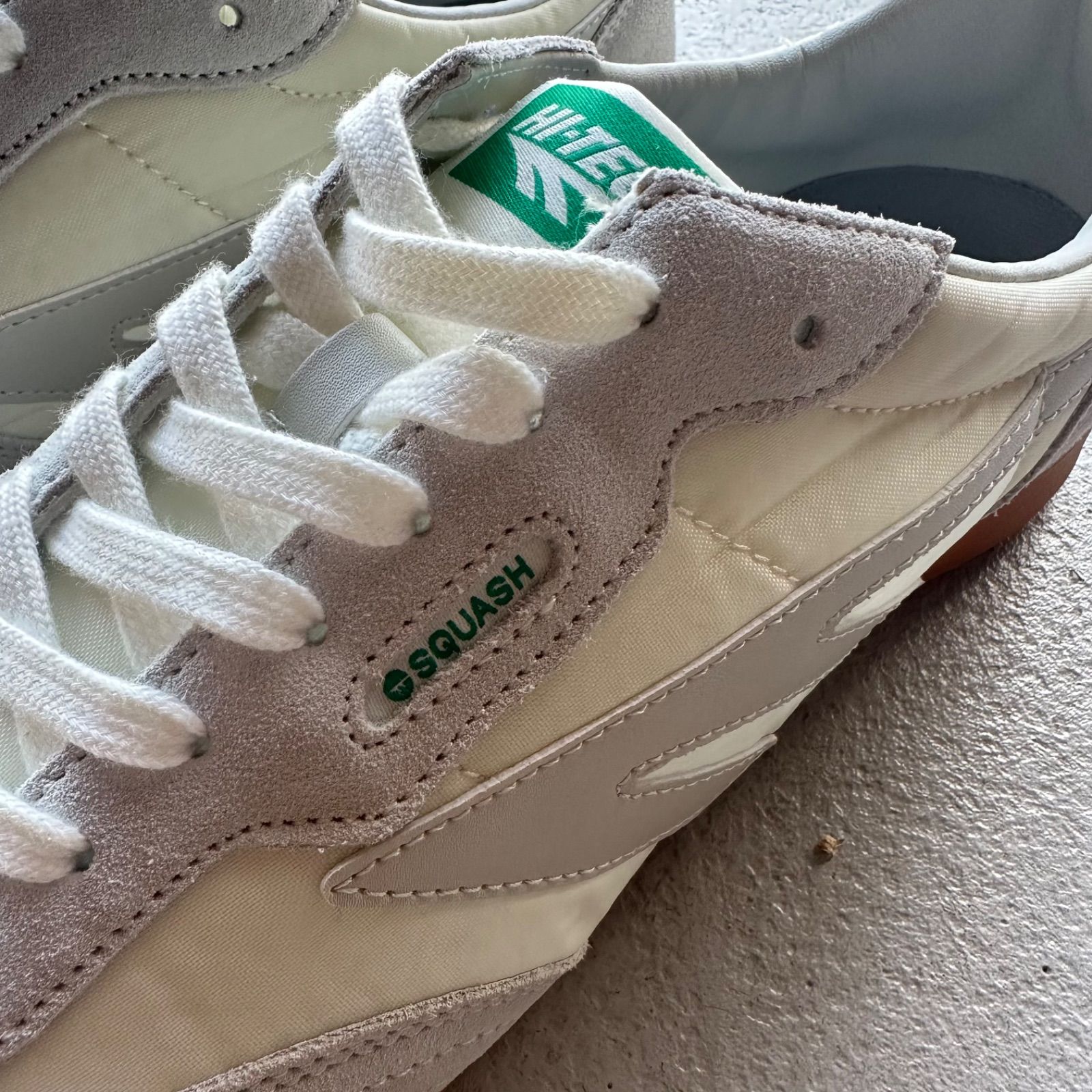 HI-TEC SQUASH WHITE / GREEN ハイテック スカッシュ ホワイト