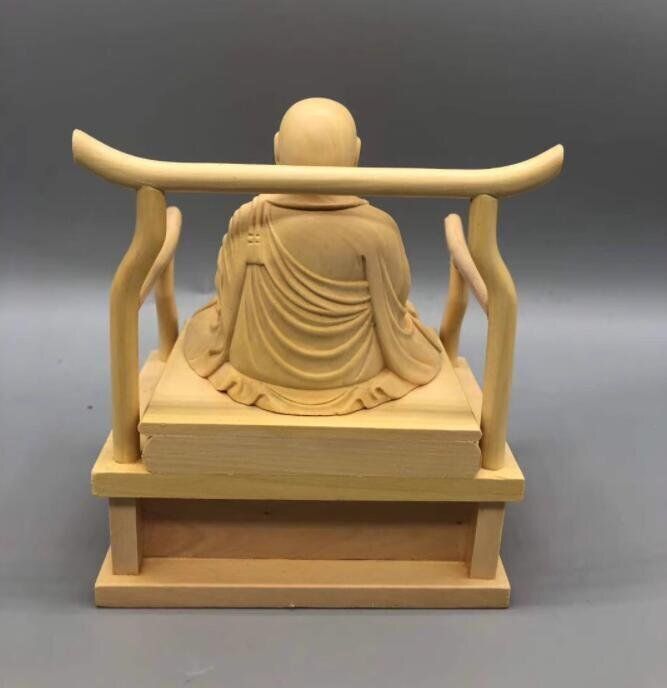 真言宗 木彫仏像 仏教美術 精密細工 弘法大師像 置物