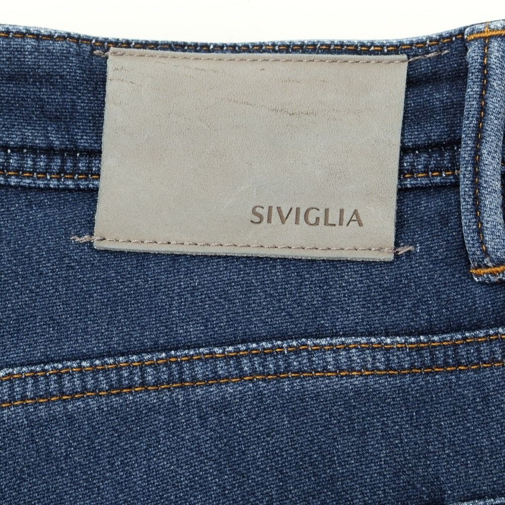 中古】シビリア SIVIGLIA コットン デニムパンツ ネイビー【サイズ32