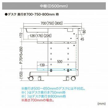 eデスク 中棚