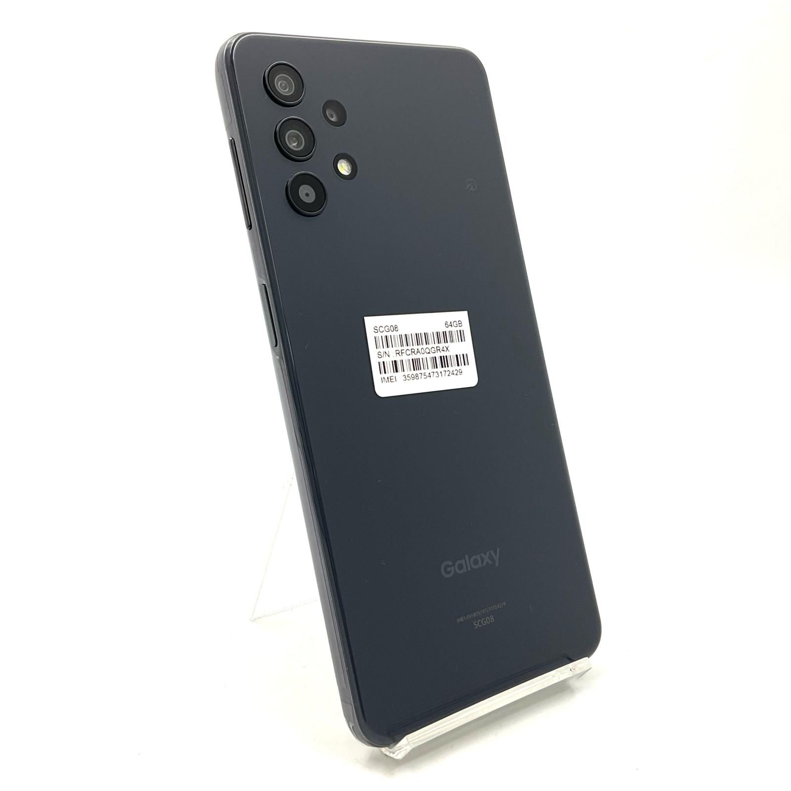 全額返金保証】【最速発送】SAMSUNG Galaxy A32 5G 64GB Awesome Black