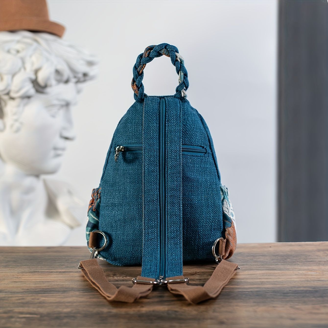 バックパック ボヘミアンブルータイダイ フローラル マルチ  