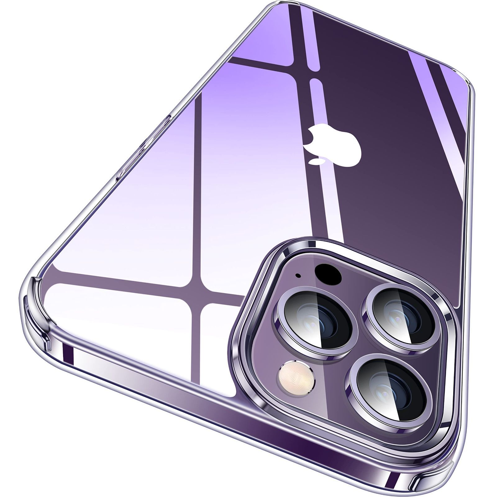 【特価商品】14 Pro Max iPhone 用 ケース クリア 耐衝撃 米軍MIL規格 ストラップホール付き CASEKOO 6.7インチ カバー ワイヤレス充電対応 アイフォン14ProMax 用 ケース(クリア)