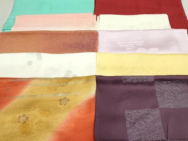 平和屋着物 和装小物 帯揚げ10枚セット 正絹 DAAV8225by