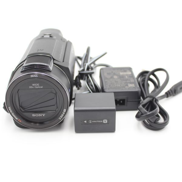 SONY 4K ビデオカメラ Handycam FDR-AX60 ブラック FDR-AX60 ♯38034