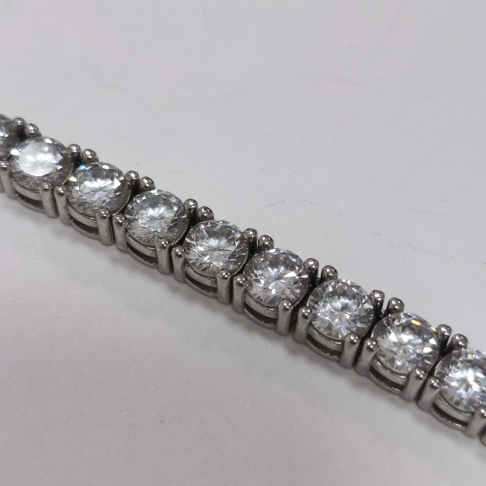AVALANCHE アバランチ シルバー テニスネックレス 幅5mm 長さ