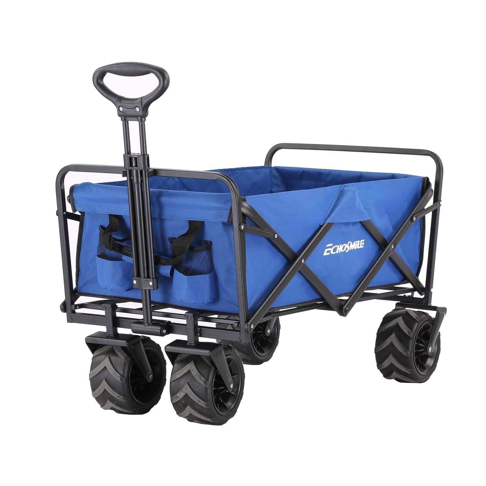 キャンプ 釣り 買い物 BBQ 静音 ワンタッチ収束式 折り畳み式キャリー