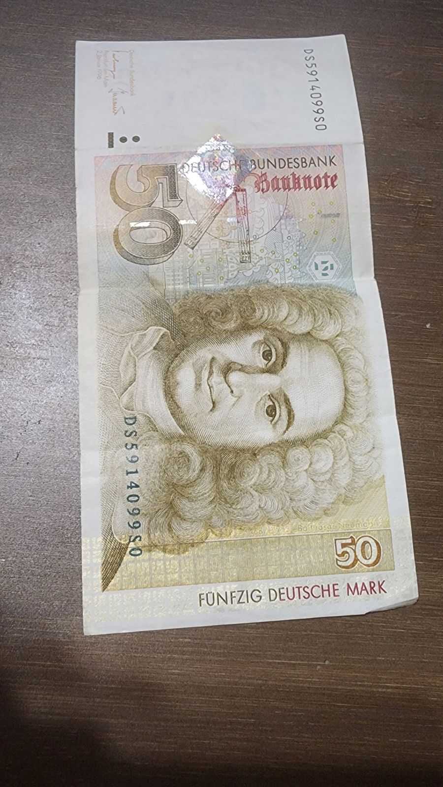 貴重]ドイツマルク紙幣 50マルク ドイツに禍根残したハイパーインフレ
