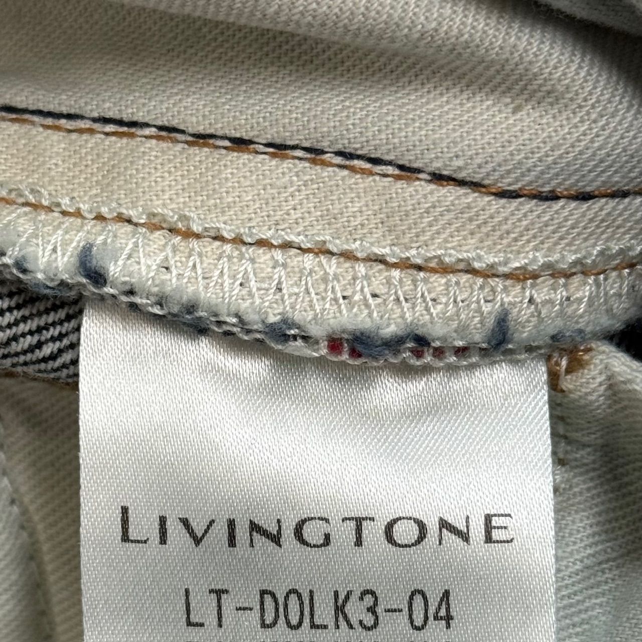 参考上代49500円 未使用品 LIVINGTONE DOLK3 Wide leg ワイドデニム 