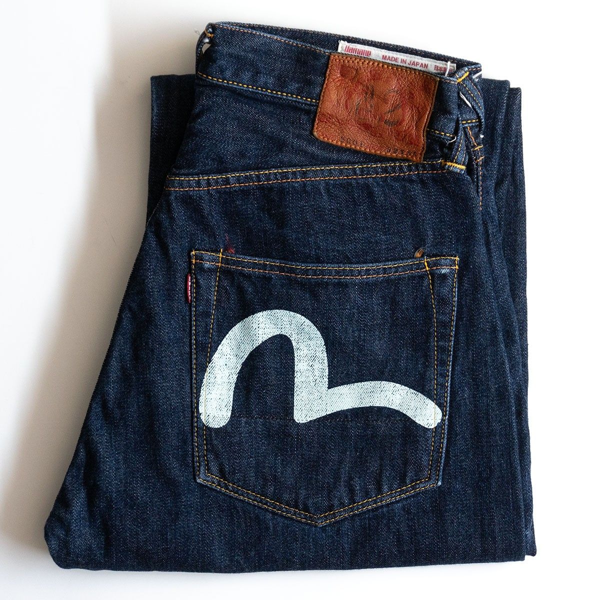 EVISUデニム32×32 Evisu No.2 Hand-painted Jeans 35x32, fit 32x32 Made in Japan