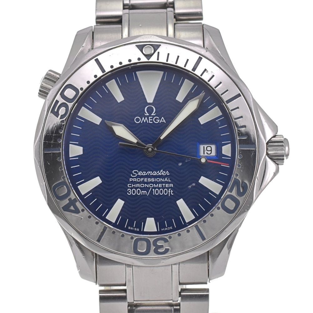 オメガ OMEGA 2255.80 シーマスタープロフェッショナル 300M デイト 自動巻き メンズ箱付き I#136851