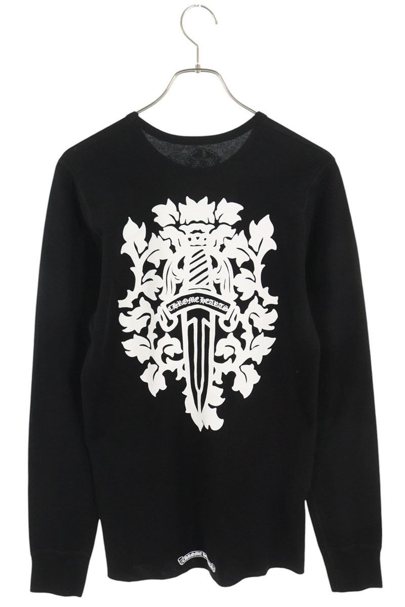 クロムハーツ Thermal L/S ヴァインダガーバックプリントサーマル長袖
