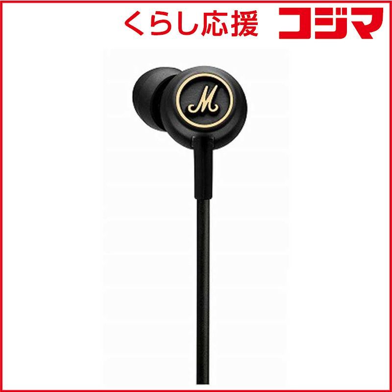 MARSHALL イヤホン カナル型 ブラック-ブラス φ3.5mm ミニプラグ MODE EQ BLACK AND BRASS