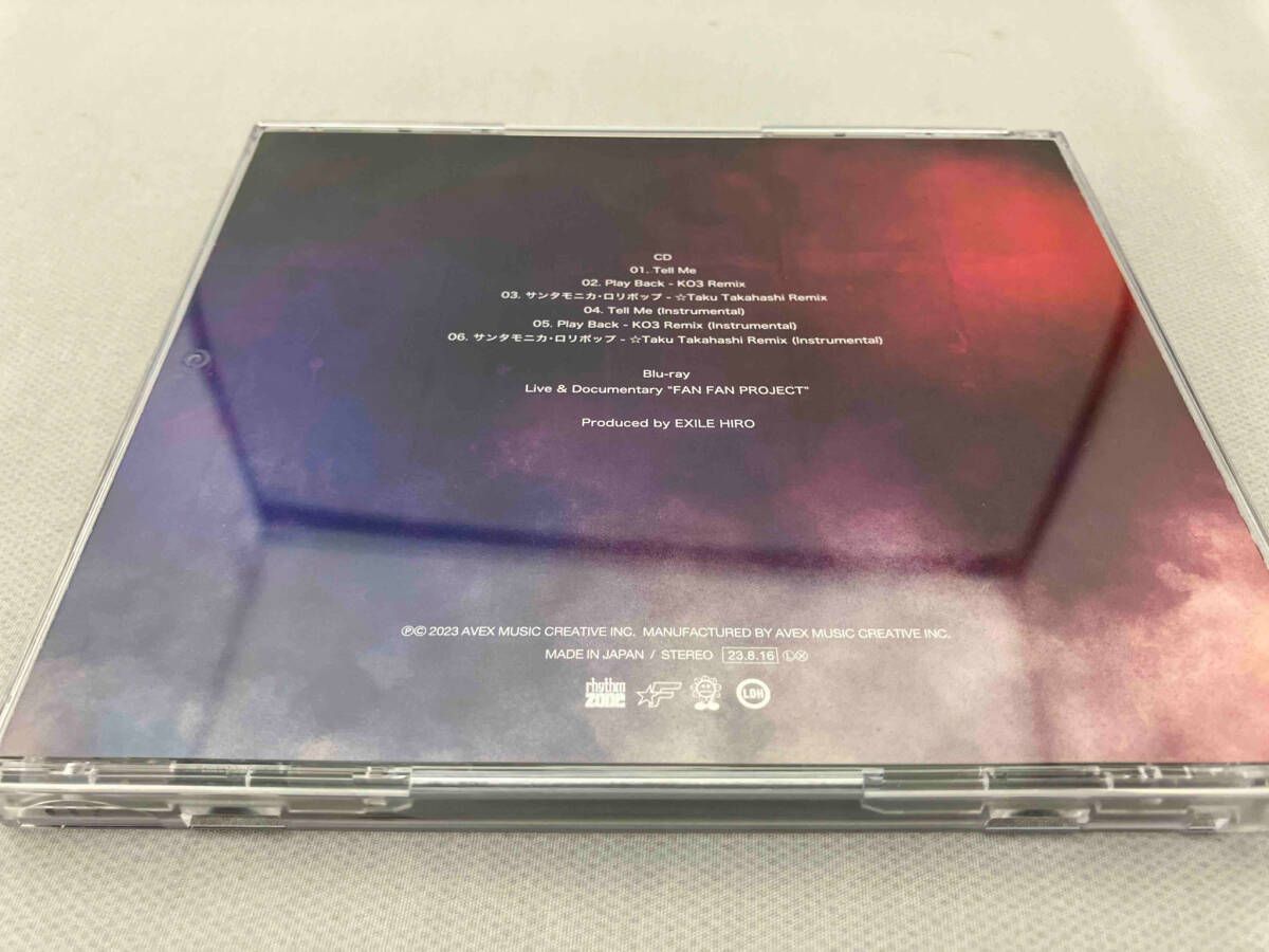 EXILE TRIBE - fantastics tell me LIVE Blu-ray盤 MV盤 2枚 FANTASTICS from EXILE TRIBE New Single 『Tell Me』 2023/8/16