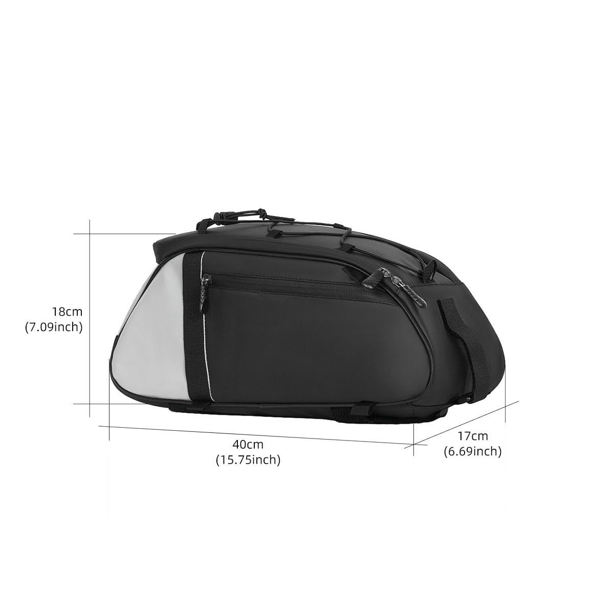 Amazon | [Bel cuore] 自転車バッグ リアバッグ フレームバッグ