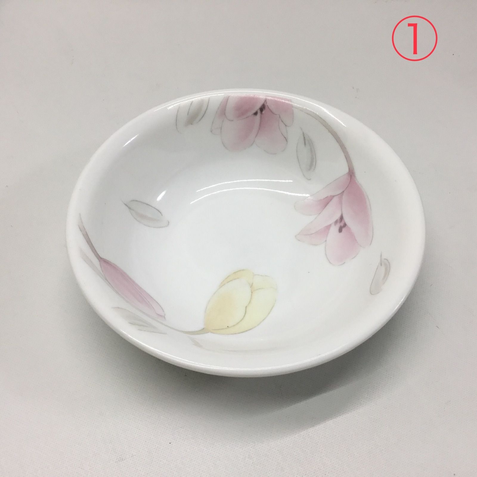 キッチン・食器 Corelle チューリップ柄 皿 陶磁器皿 10枚セット コレール