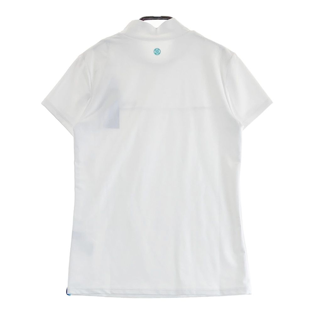 サイズ 36 G|FORE ジーフォア ハイネック半袖Tシャツ ホワイト系 240101528770 ゴルフウェア レディース ストスト