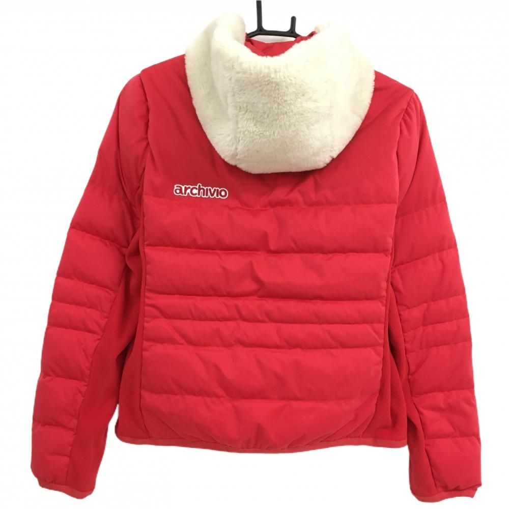 ARCHIVIO アルチビオ ゴルフウェア ブルゾン 赤 ARCHIVIO プルオーバー