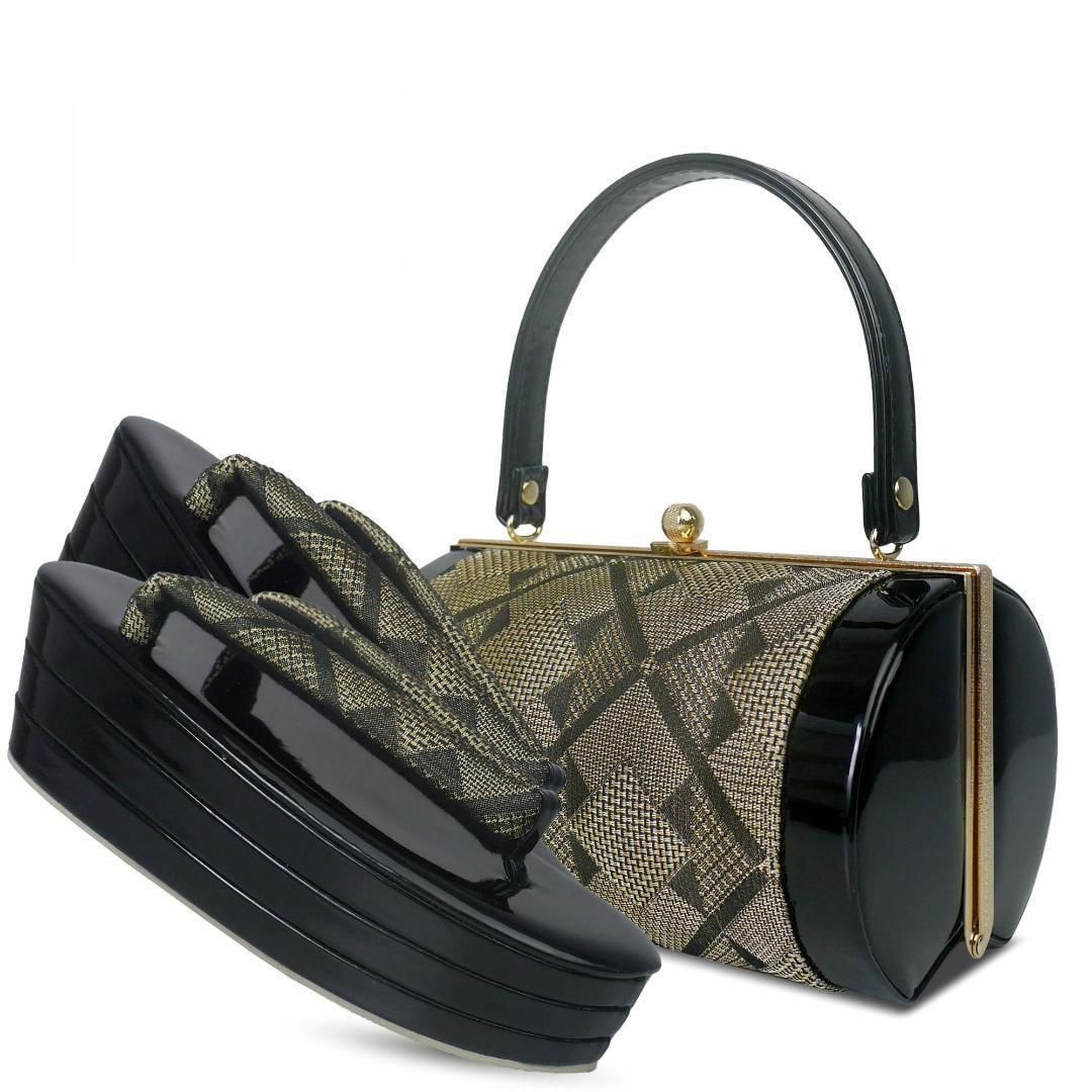 草履バッグセット 草履 振袖 成人式 ヒール 厚底 kzouribag15-17 