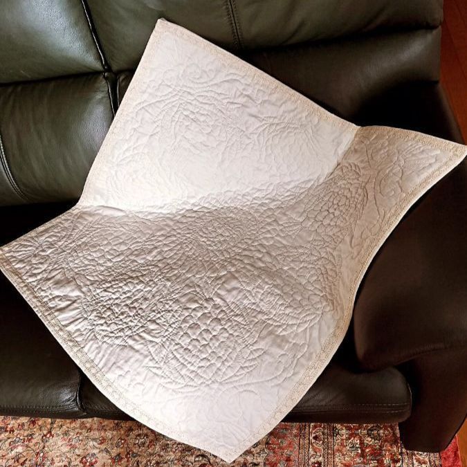 tarteさま専用出品 ☆パイナップルのキルトタペストリー・カバー(約73cm×75cm