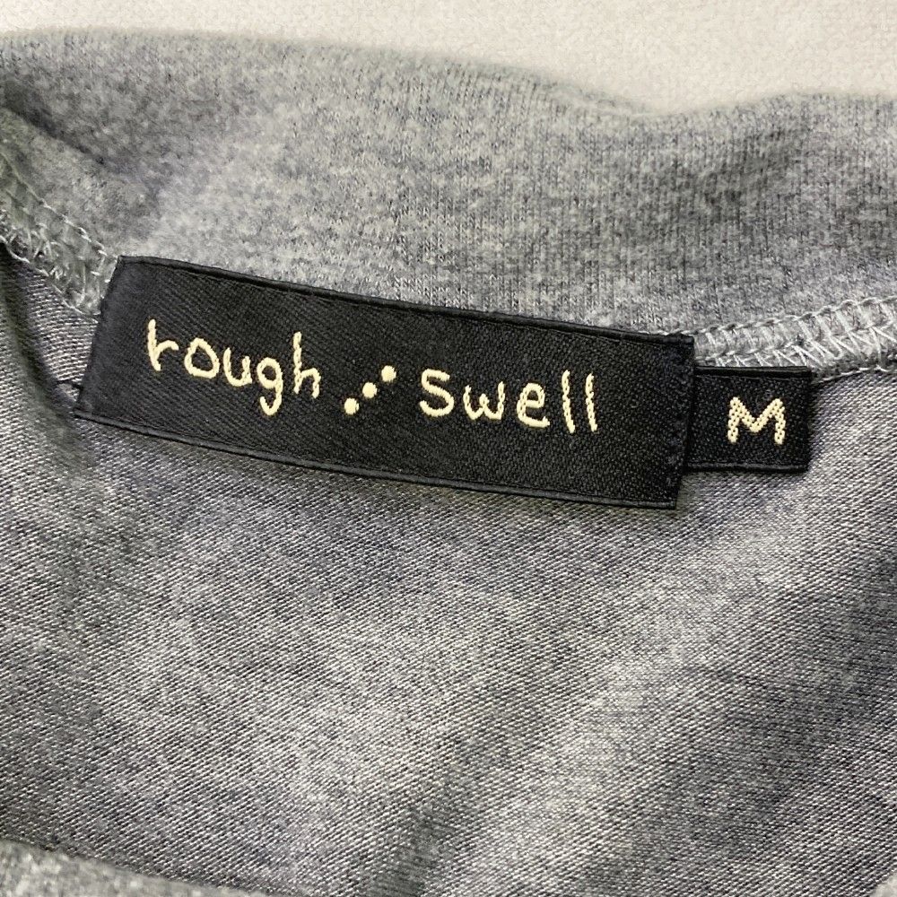 サイズ：M ROUGH&SWELL ラフアンドスウェル  長袖タートルネックTシャツ  グレー系 [240101434053] ゴルフウェア メンズ ストスト サイズ：M ROUGH&SWELL ラフアンドスウェル 長袖タートルネックT