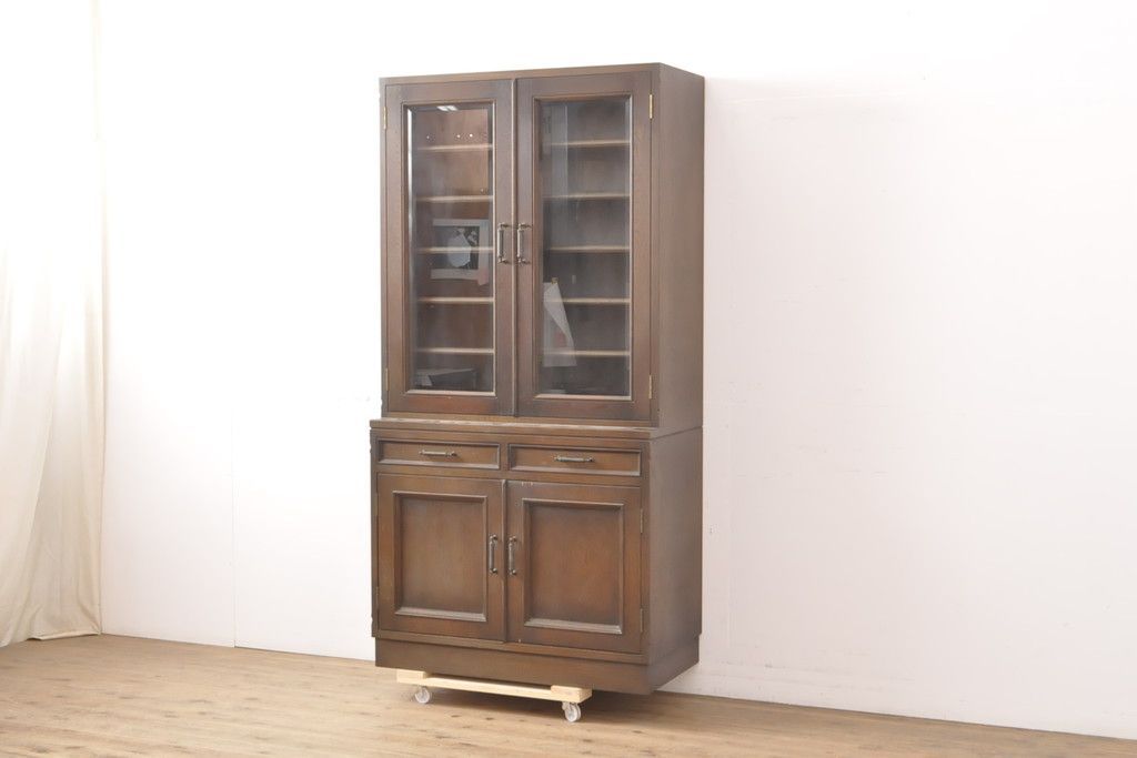 GMIS192○イタリア製 ガラスキャビネット 象嵌細工 バーズアイメープル キ GMIS192○イタリア製 ガラスキャビネット 象嵌細工 バーズアイメープル