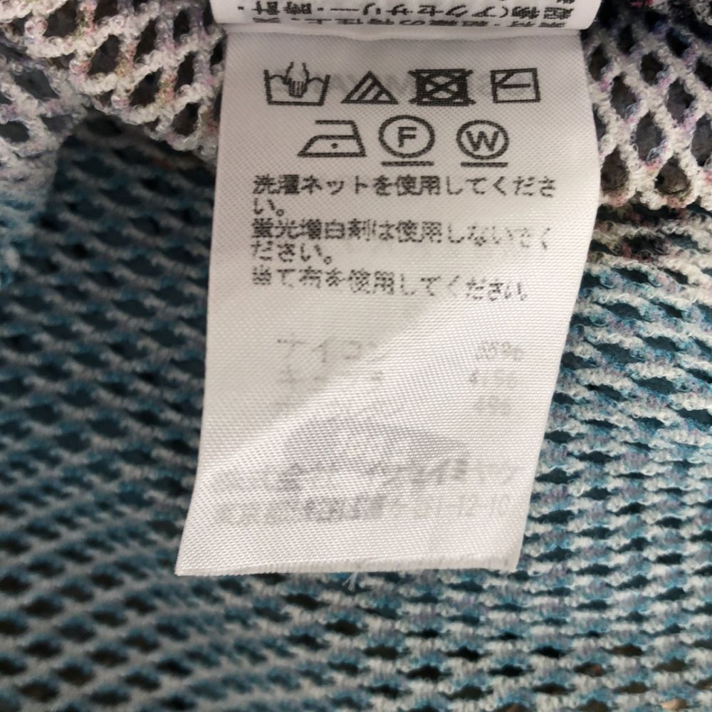美品 ISSEYMIYAKE イッセイミヤケ IM82KK725 メッシュトップス 2 半袖 風景柄 プリント レディース AY5761W2 美品 ISSEYMIYAKE イッセイミヤケ IM82KK725 メッシュトップス 2