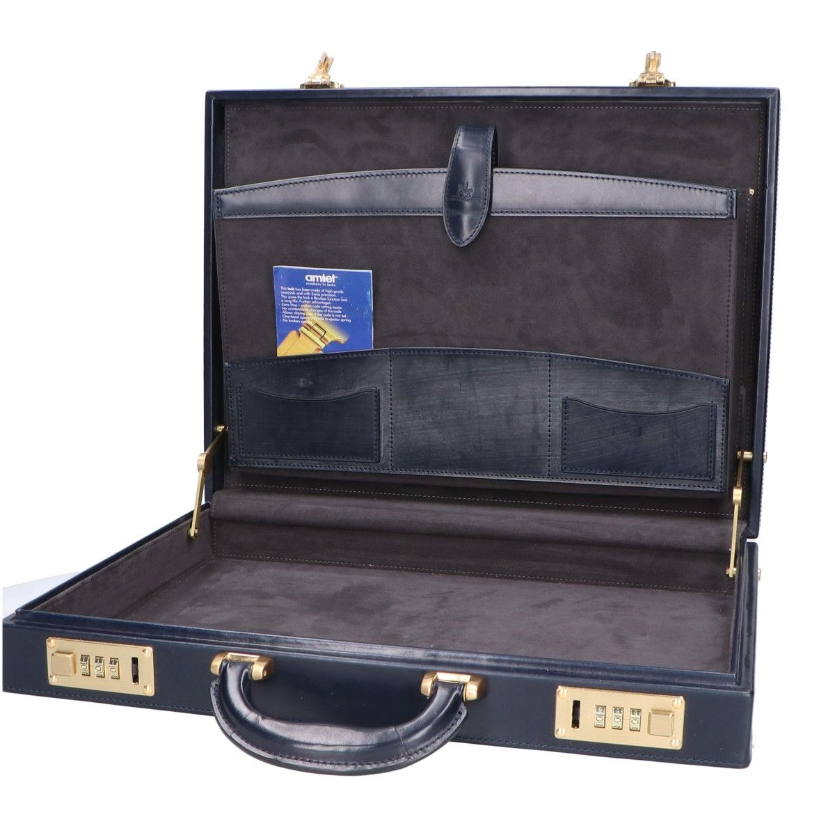 ココマイスター　クリスペルカーフ　アンスバッハ　アタッシュケース　ブラック ココマイスター クリスペルカーフ アンスバッハ アタッシュケース