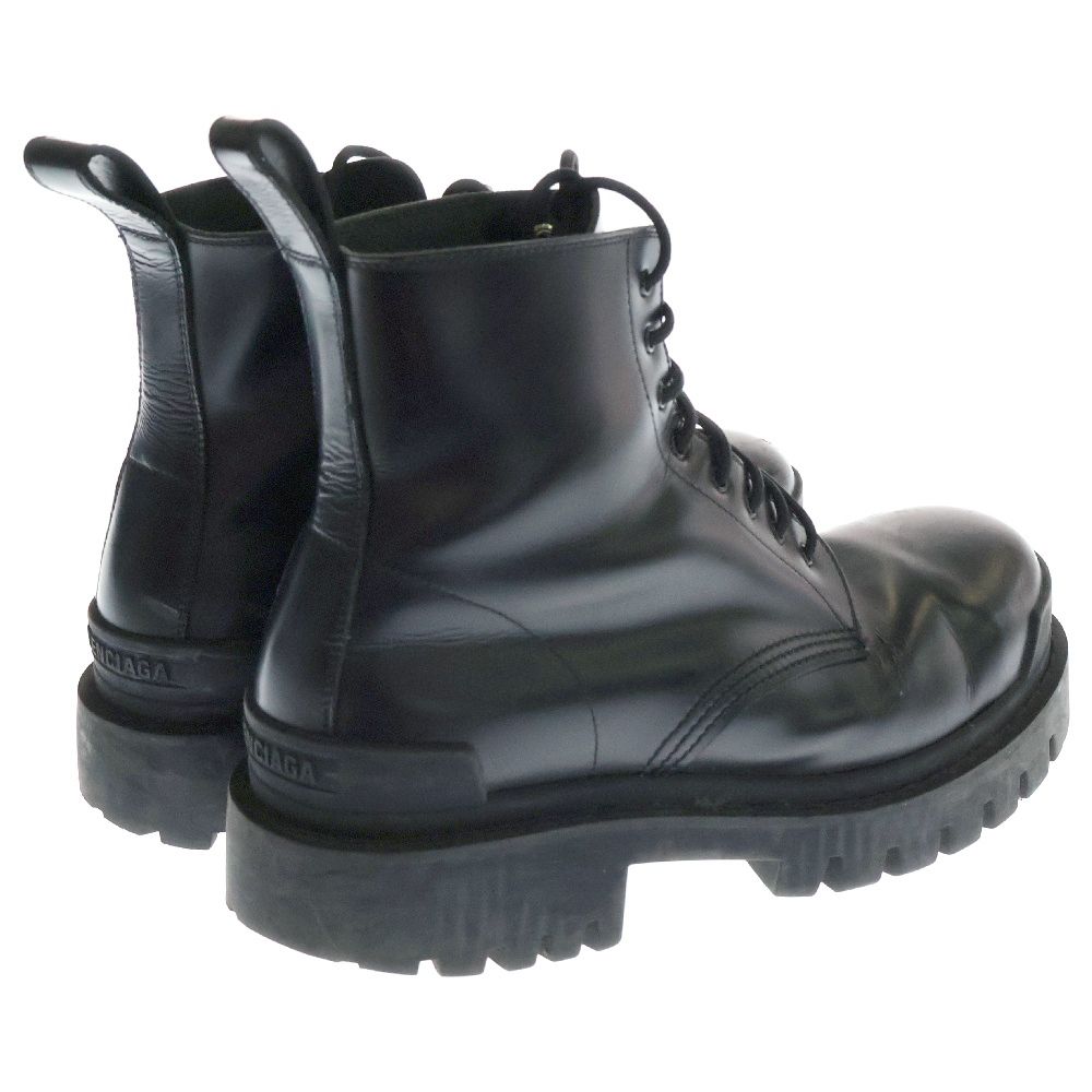 BALENCIAGA (バレンシアガ) STRIKE BOOTIE ストライク レザー レース