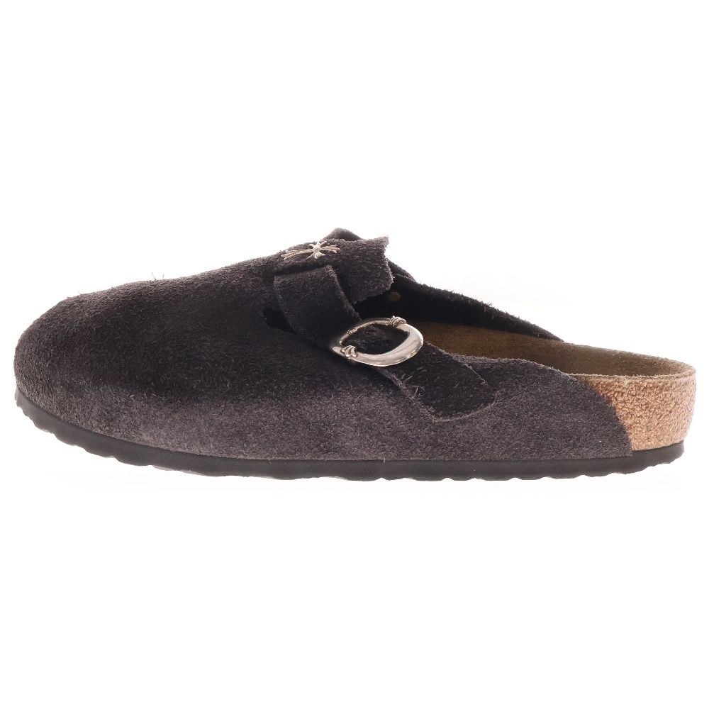 CHROME HEARTS クロムハーツ ×BIRKENSTOCK BOSTON ボストン ガンスリンガータイニーCH付き サンダル ブラック