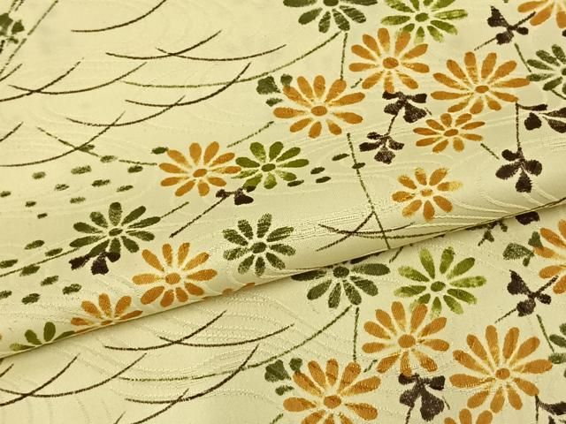 平和屋着物▽小紋 単衣 花唐草文 さんび謹製 洗える着物 DAAS0991az