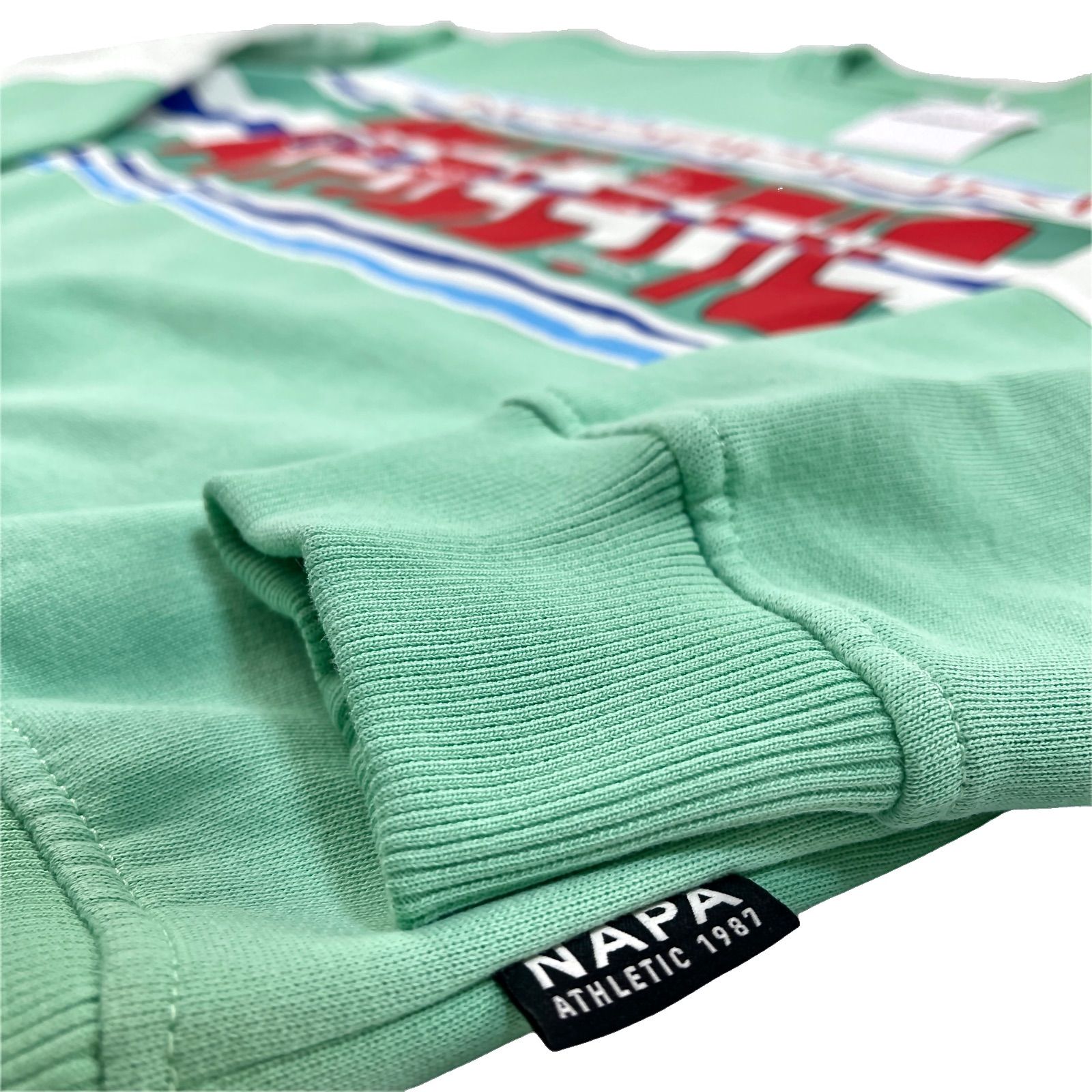 NAPAPIJRI ナパピリ レトロ ボーダー ロゴ オーバー サイズ ビッグ  