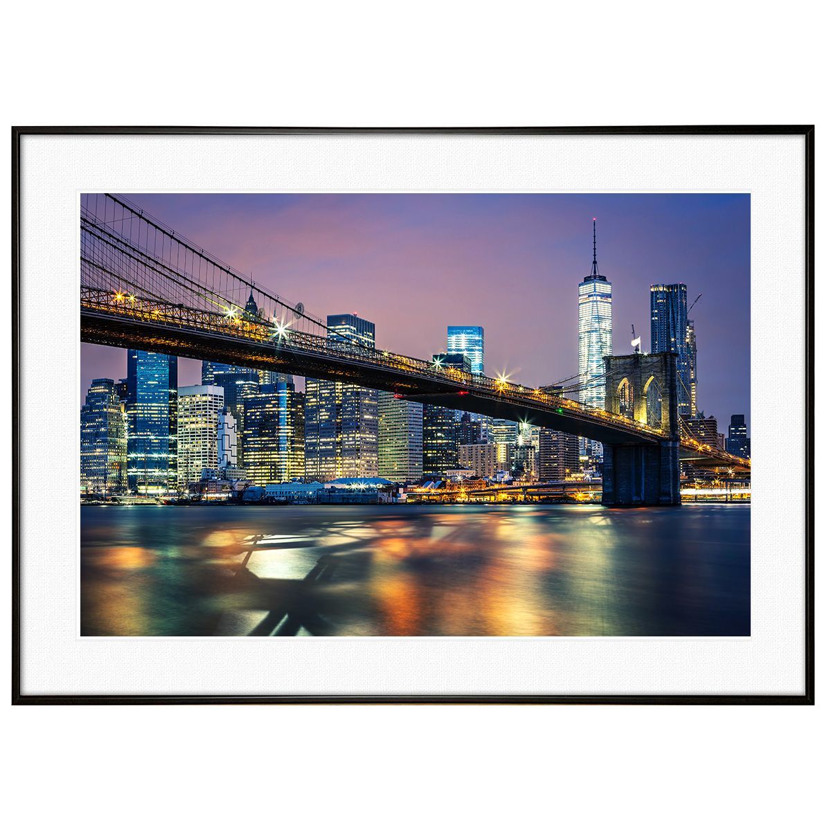 ニューヨーク　ブルックリン橋　油絵　リビングハウス　引き取り専用 Amazon.co.jp: 都市壁アート ニューヨーク油絵 ブルックリン橋
