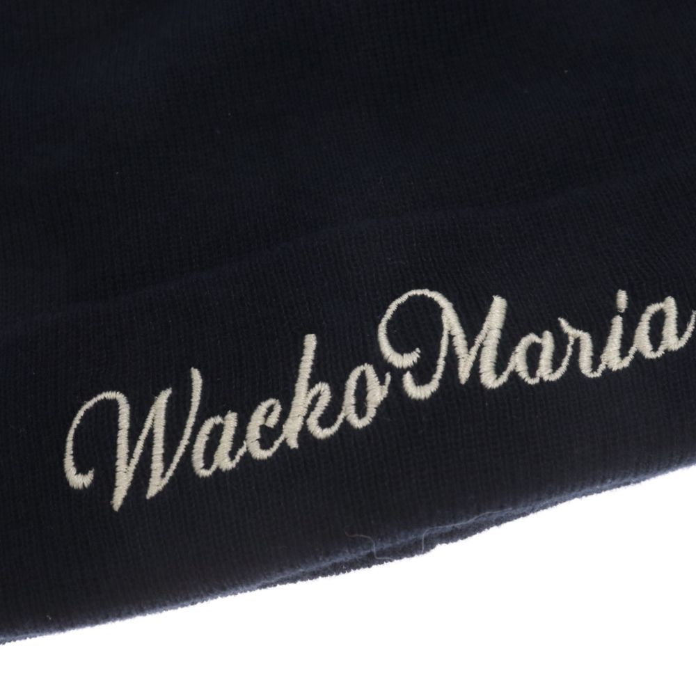 WACKO MARIA (ワコマリア) 24SS KNIT WATCH CAP ニットワッチキャップ ネイビー 24SS-WMA-CP05